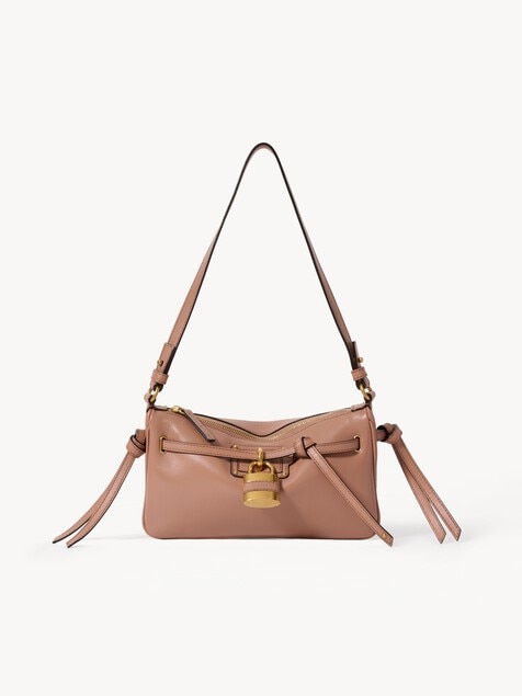 Mini Paddington Sling pouch with strap in soft leather