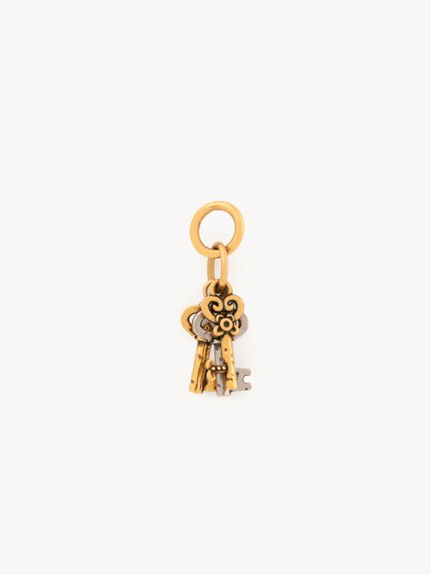Charm cl&eacute; en laiton