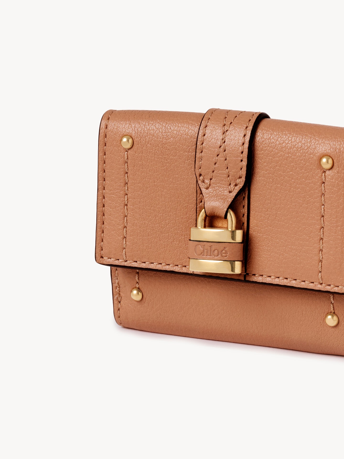 Mini Paddington tri-fold in grained leather - 5.0
