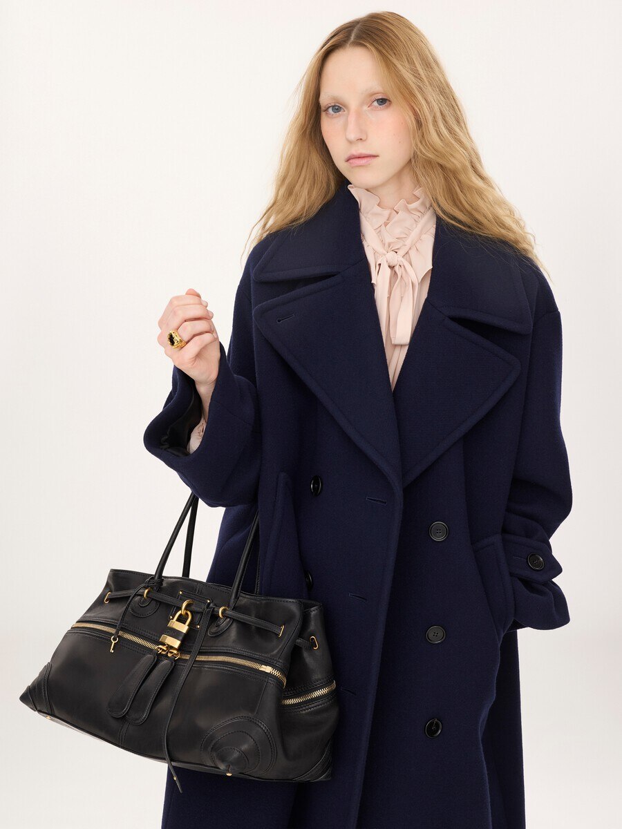 Bolso East-West Paddington Sling grande de cuero suave - 4
