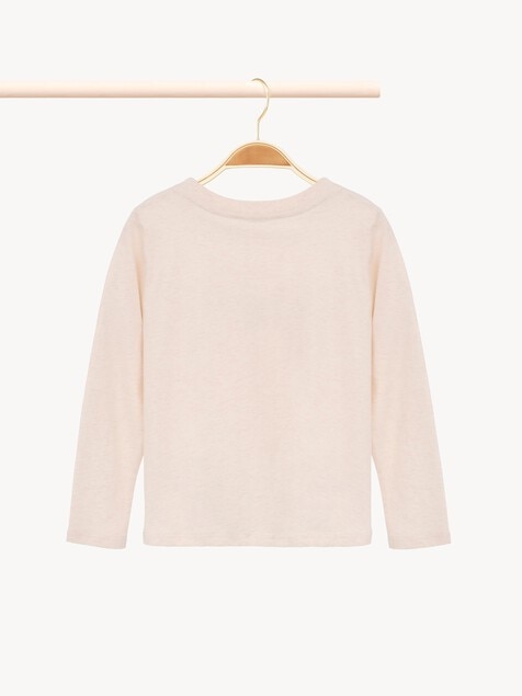 Kids' long-sleeve logo top