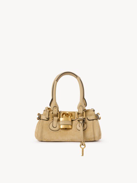 Small Paddington bag in suede leather