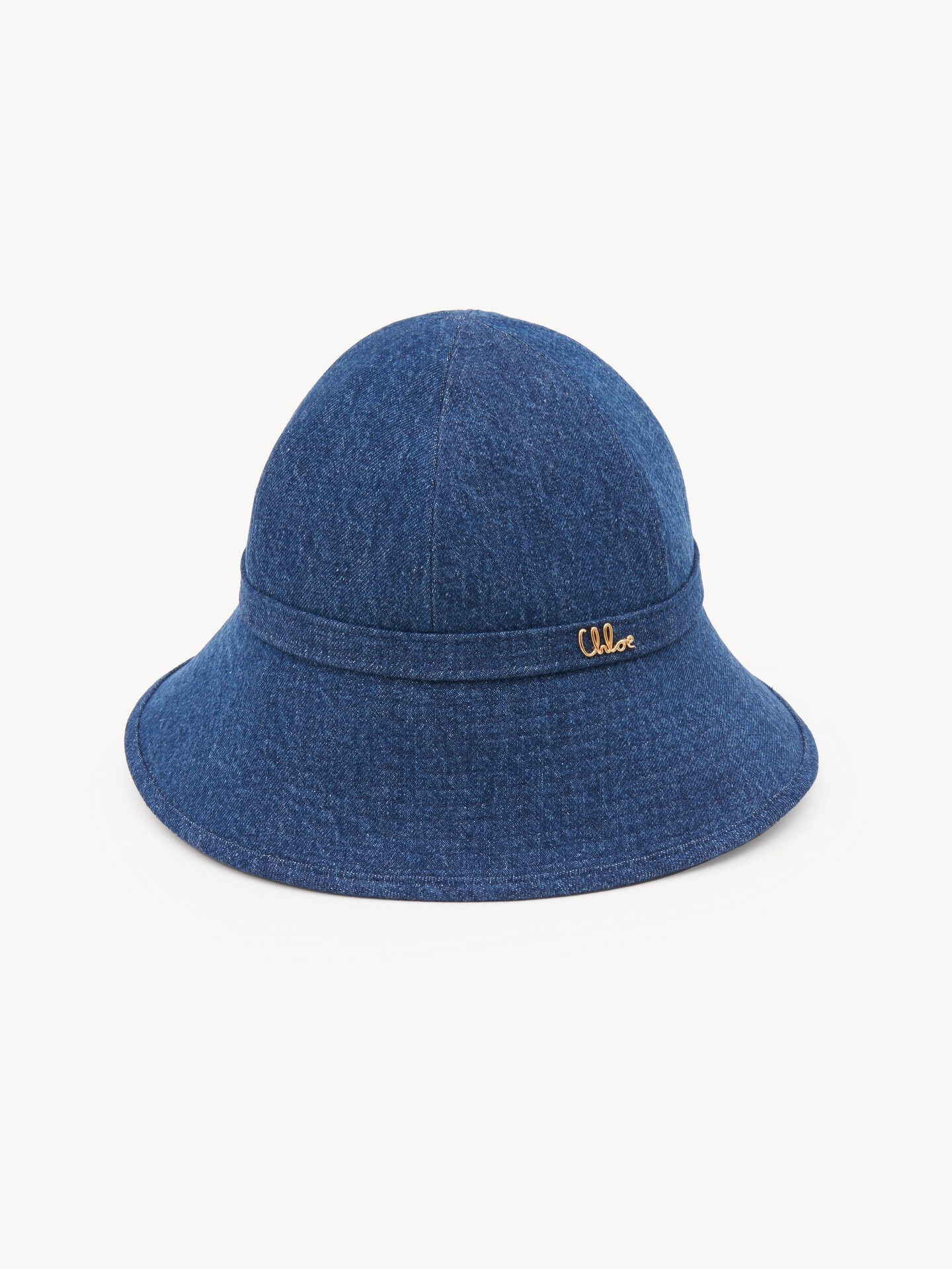 The Chlo&eacute; Iconic bucket hat in denim - 2