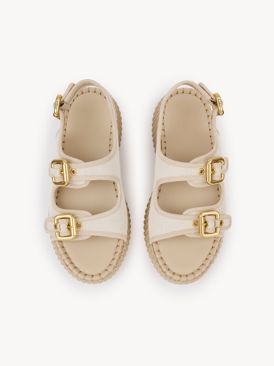 Nama Sandalen mit Keilabsatz - 5