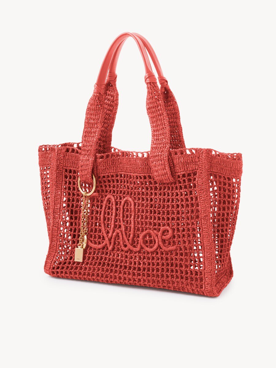 Sac cabas east-west Summer Banana en raphia - 4