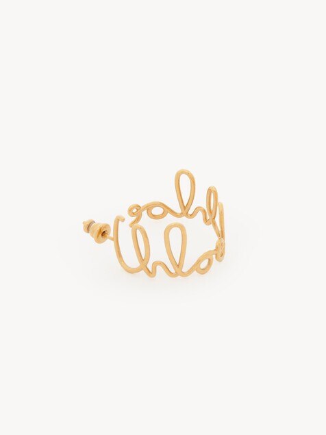 The Chlo&eacute; Iconic hoop earrings
