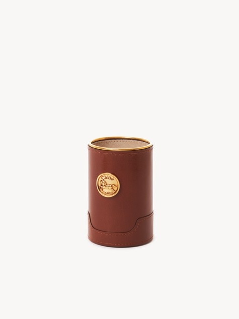 &Eacute;tui &agrave; parfum Chlo&eacute; en cuir brillant