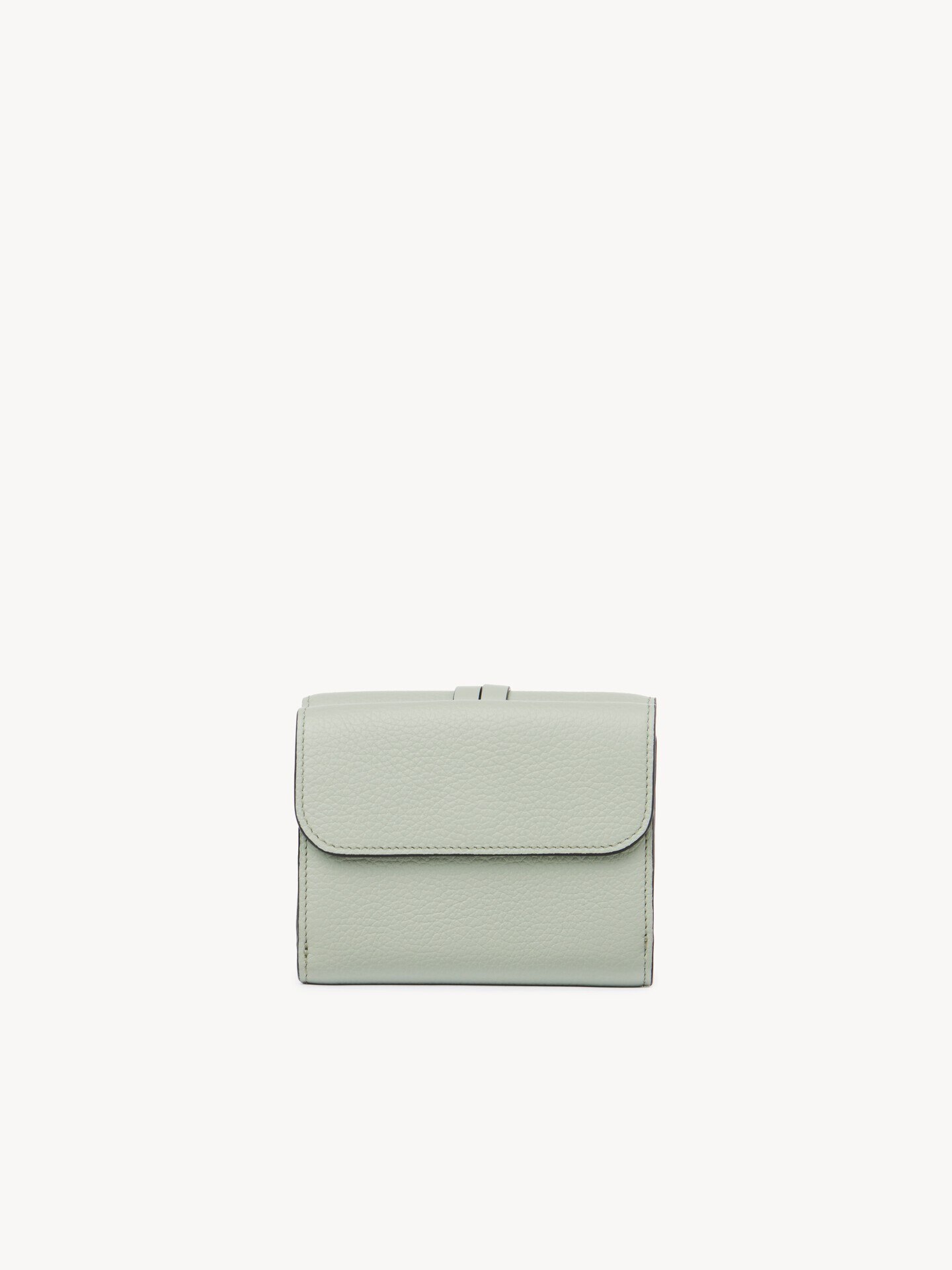 Small Alphabet tri-fold in grained leather - 4