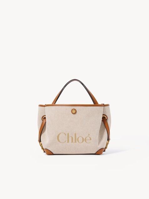 Small Chlo&eacute; Clover double carry bag in canvas