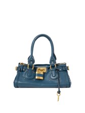 Paddington bag in grained leather Black - Chloé