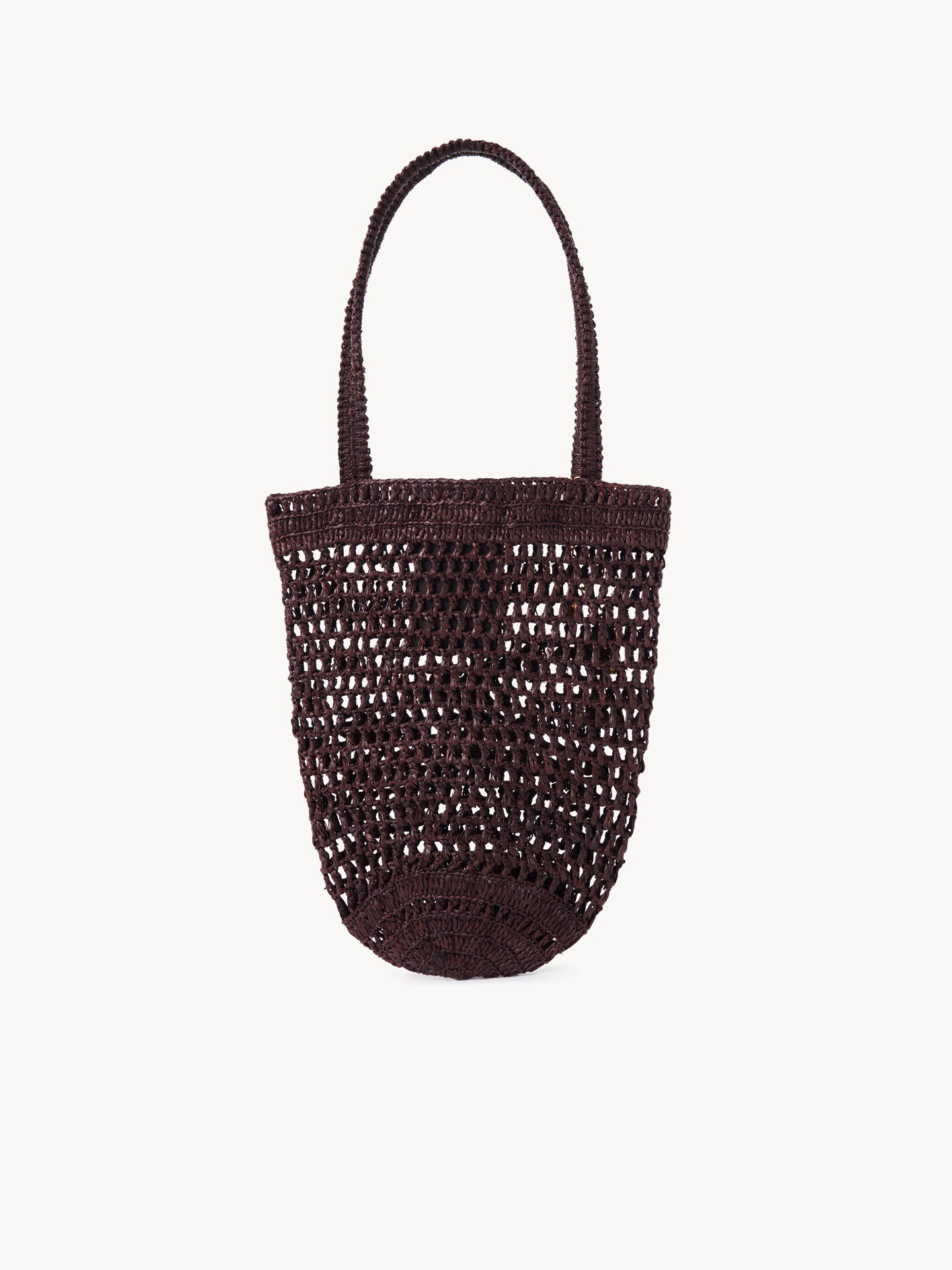 Small Summer Banana tote bag in raffia - 5