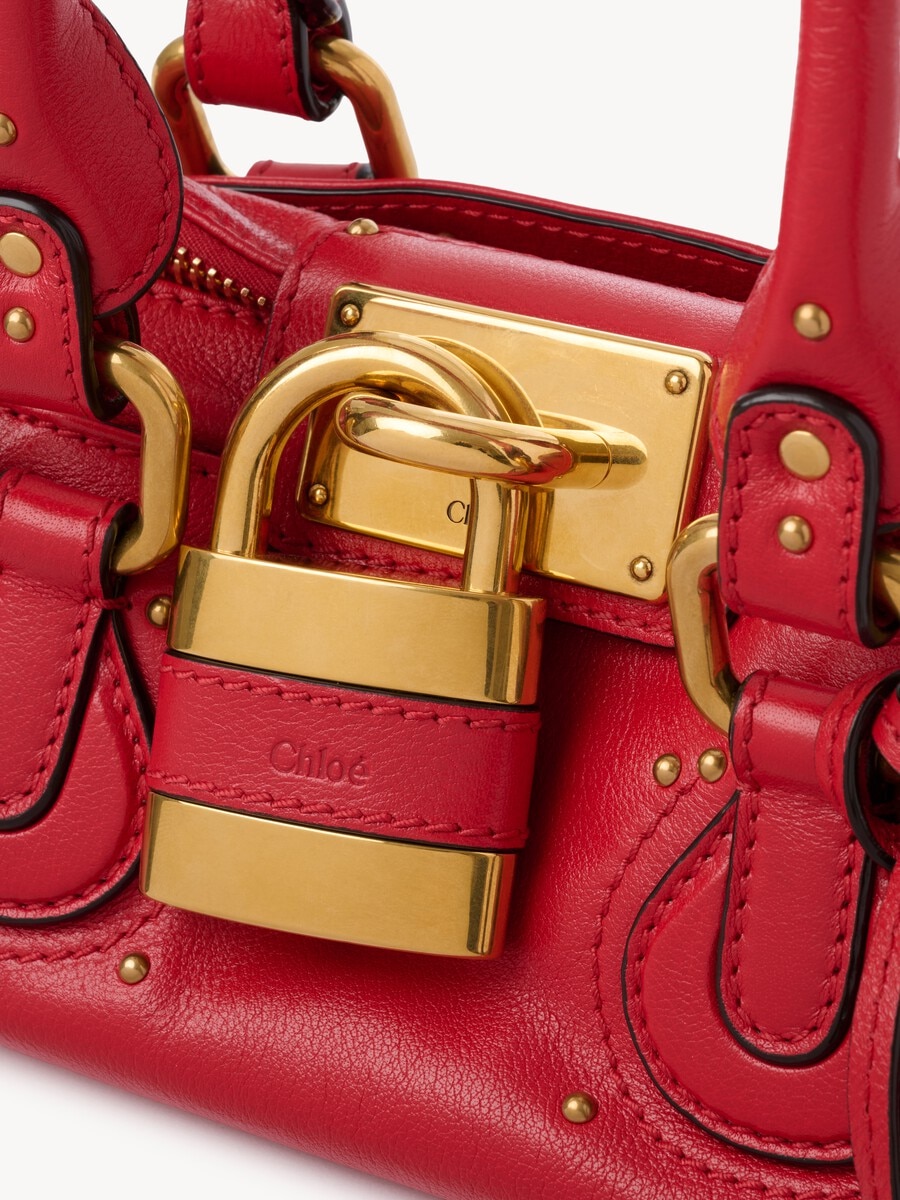 Small Paddington bag in grained leather - 9