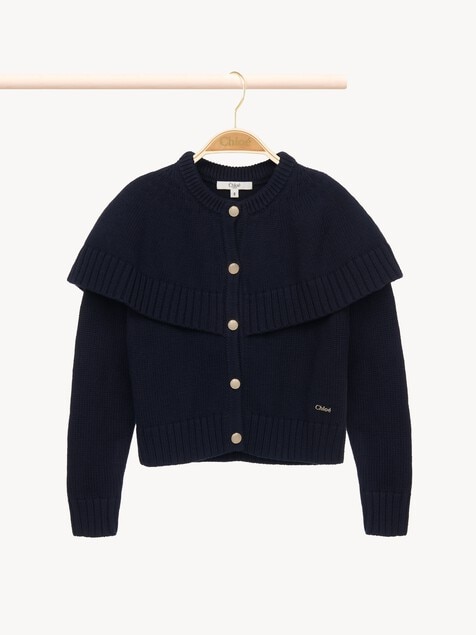 Kids' cape cardigan