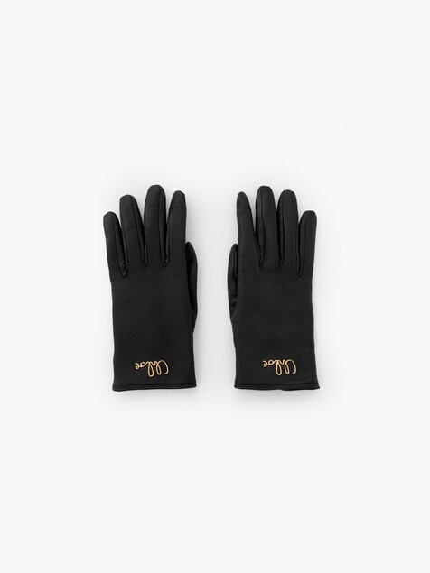 Guantes Chlo&eacute; Iconic de cuero