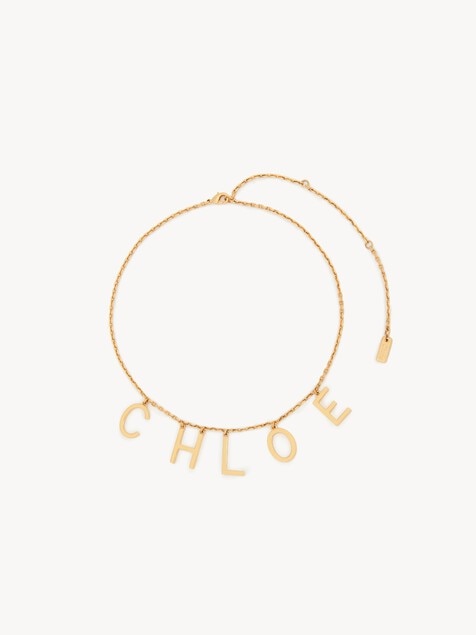 Collar Chlo&eacute; Letters