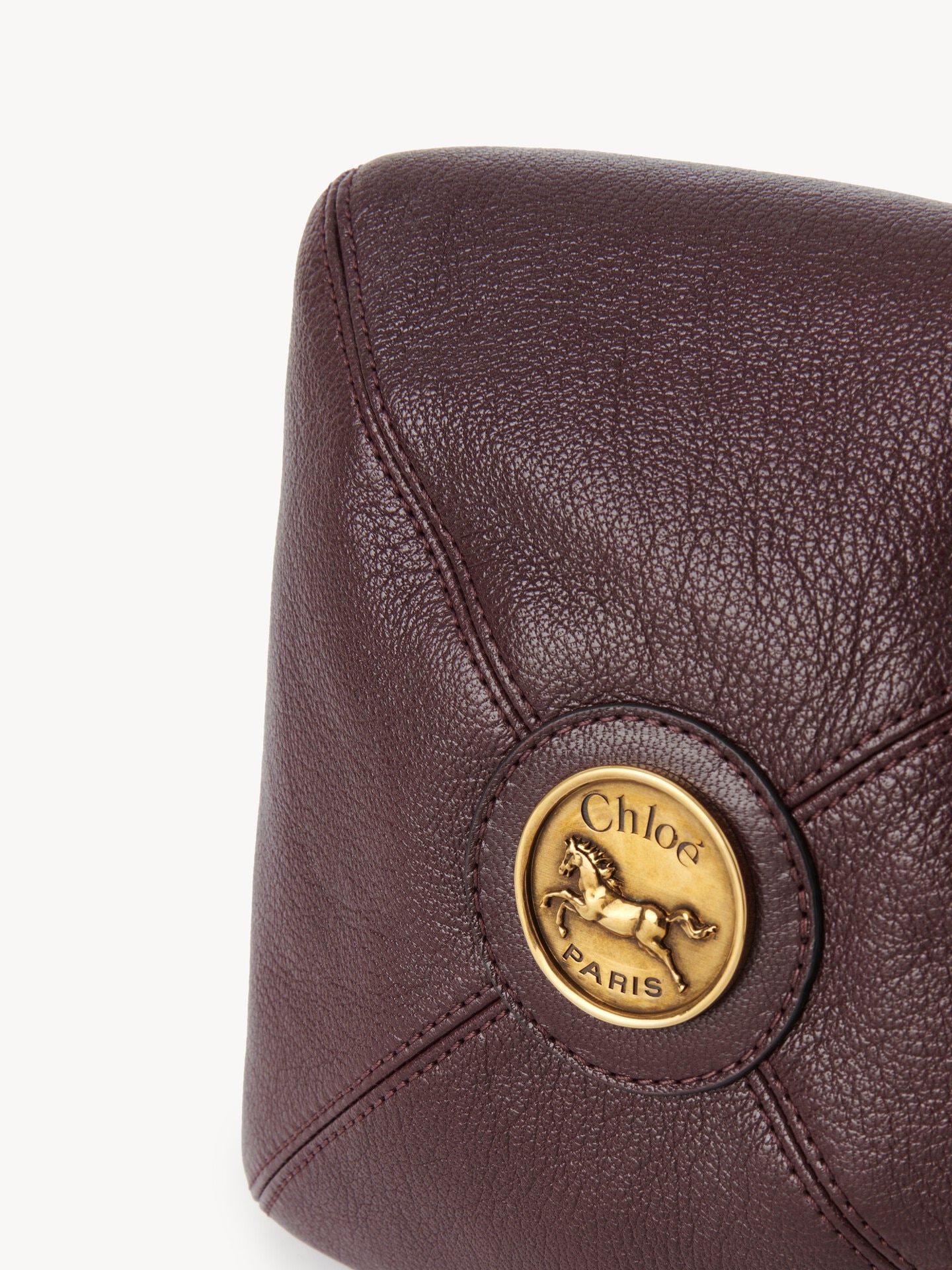 Small Chloé Balloon bag in grained leather - 7