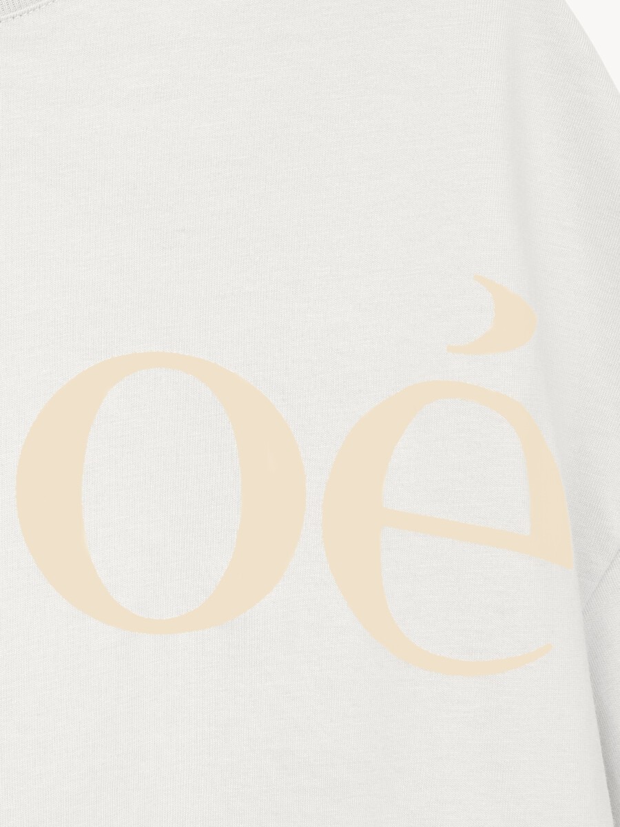 Camiseta cropped con logotipo infantil - 4