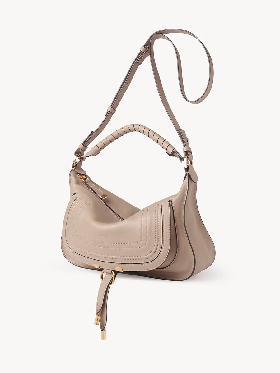 Small Marcie shoulder bag in soft leather - 7