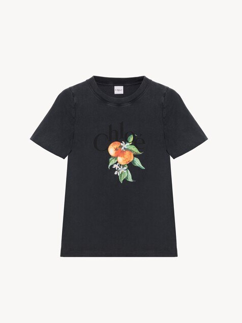 Baby fit logo T-shirt in cotton jersey