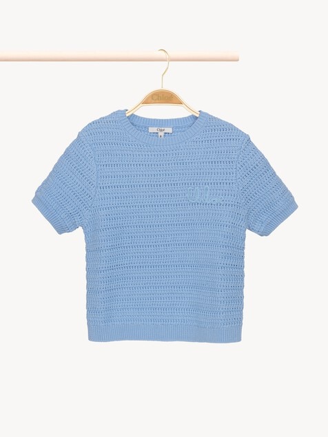 Logo-Oberteil mit Rundhalsausschnitt f&uuml;r Kinder