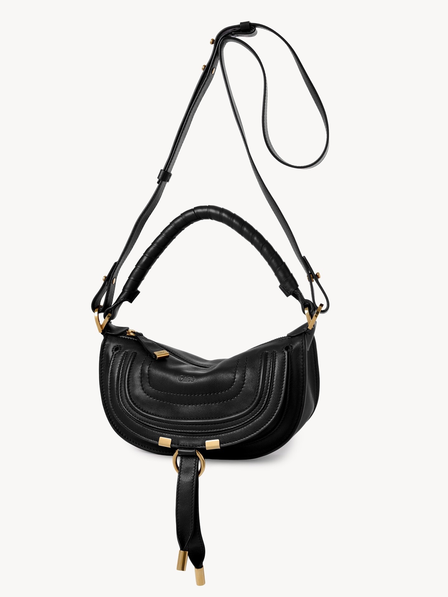 Mini Marcie shoulder bag in soft leather - 3