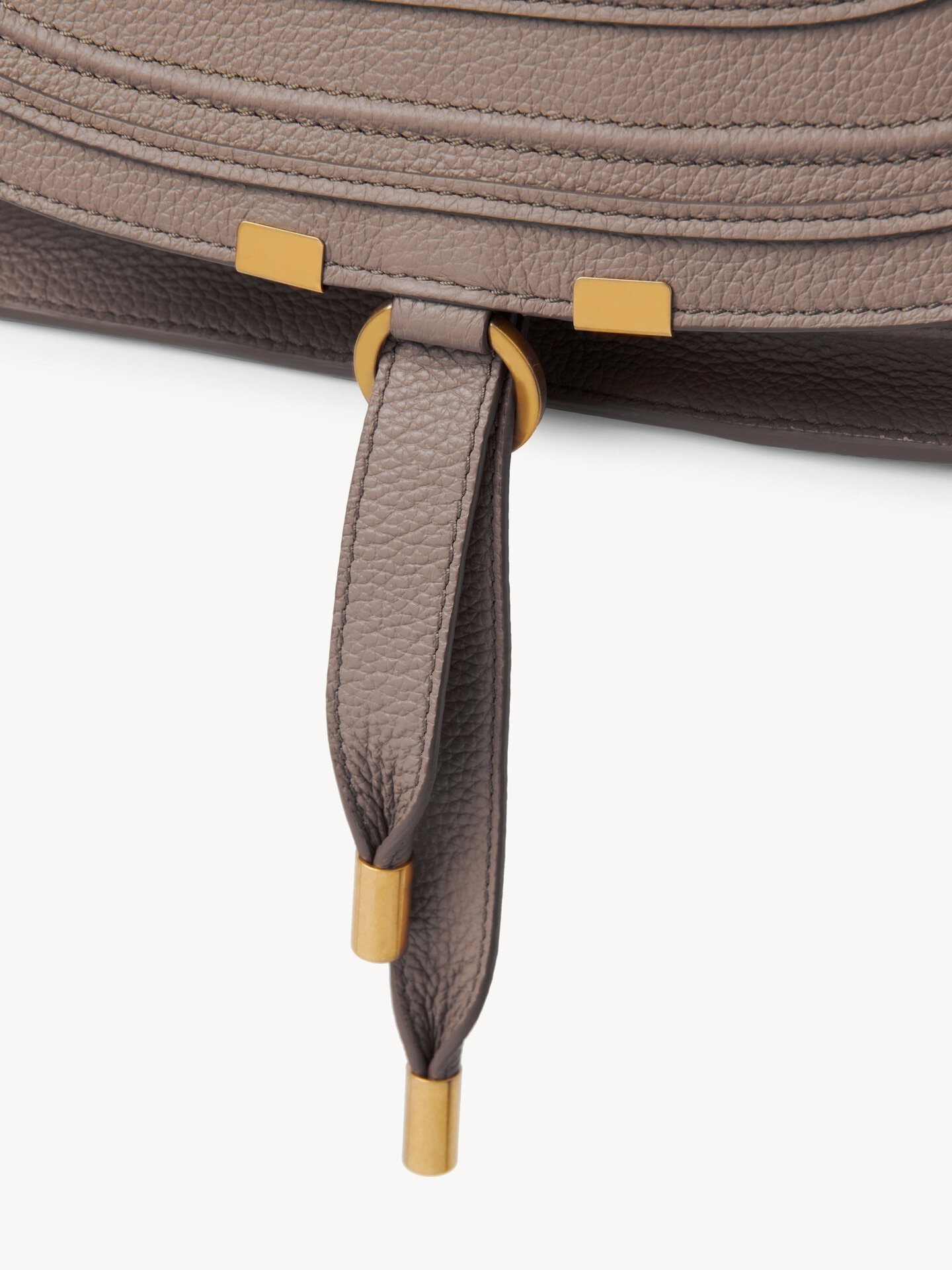 Small Marcie bag in grained leather - 7.0