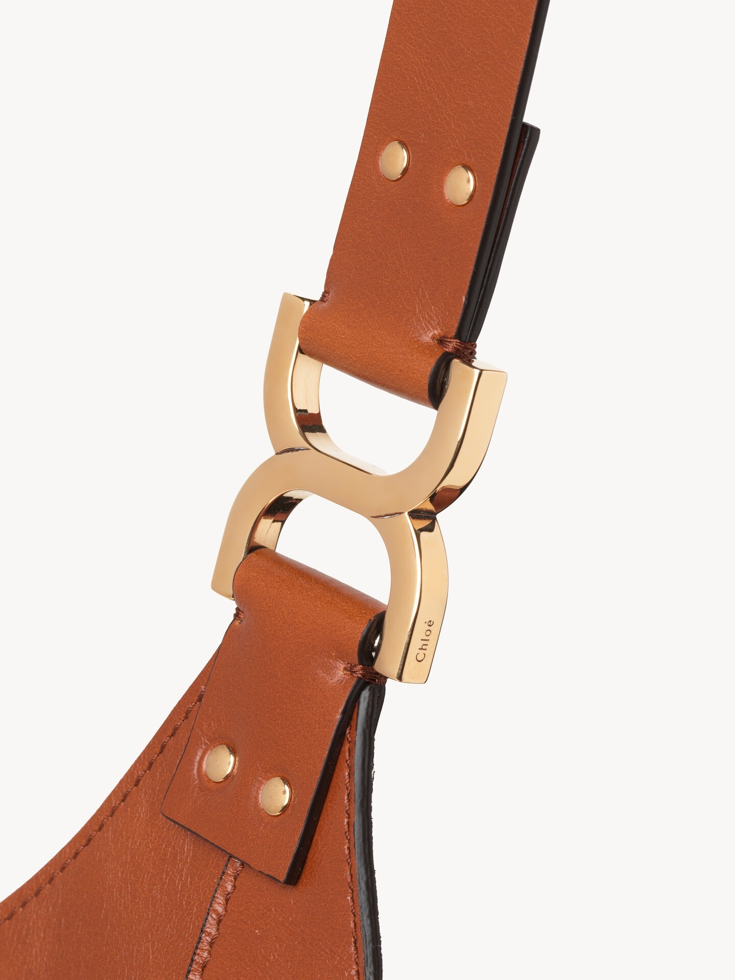 Petit sac hobo Marcie en cuir brillant - 7