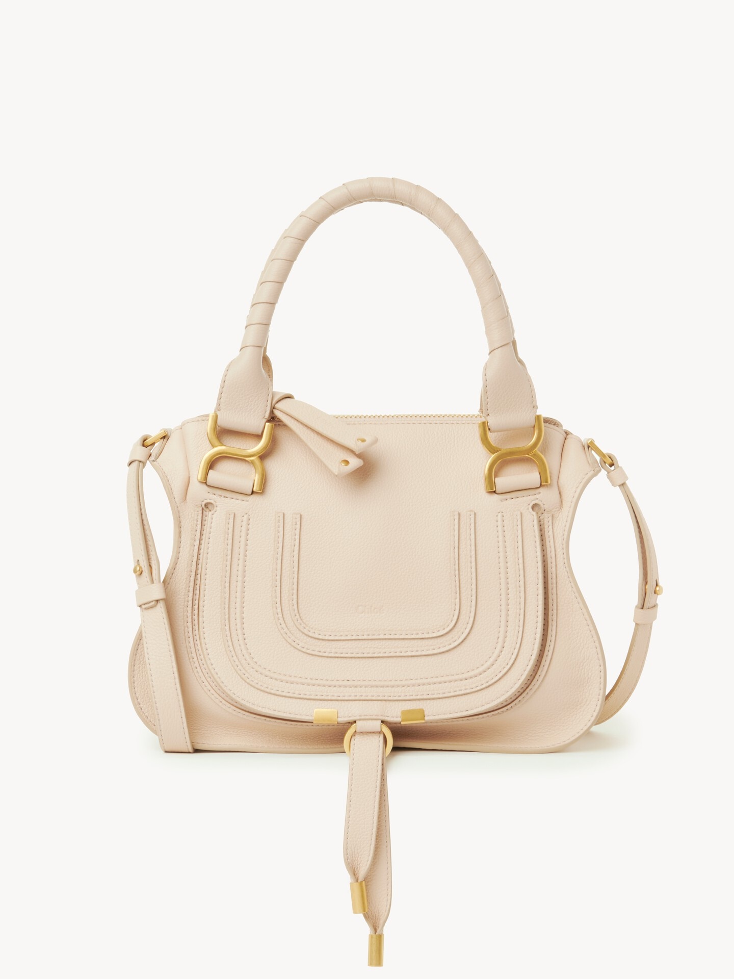 Small Marcie bag in grained leather - 1.0