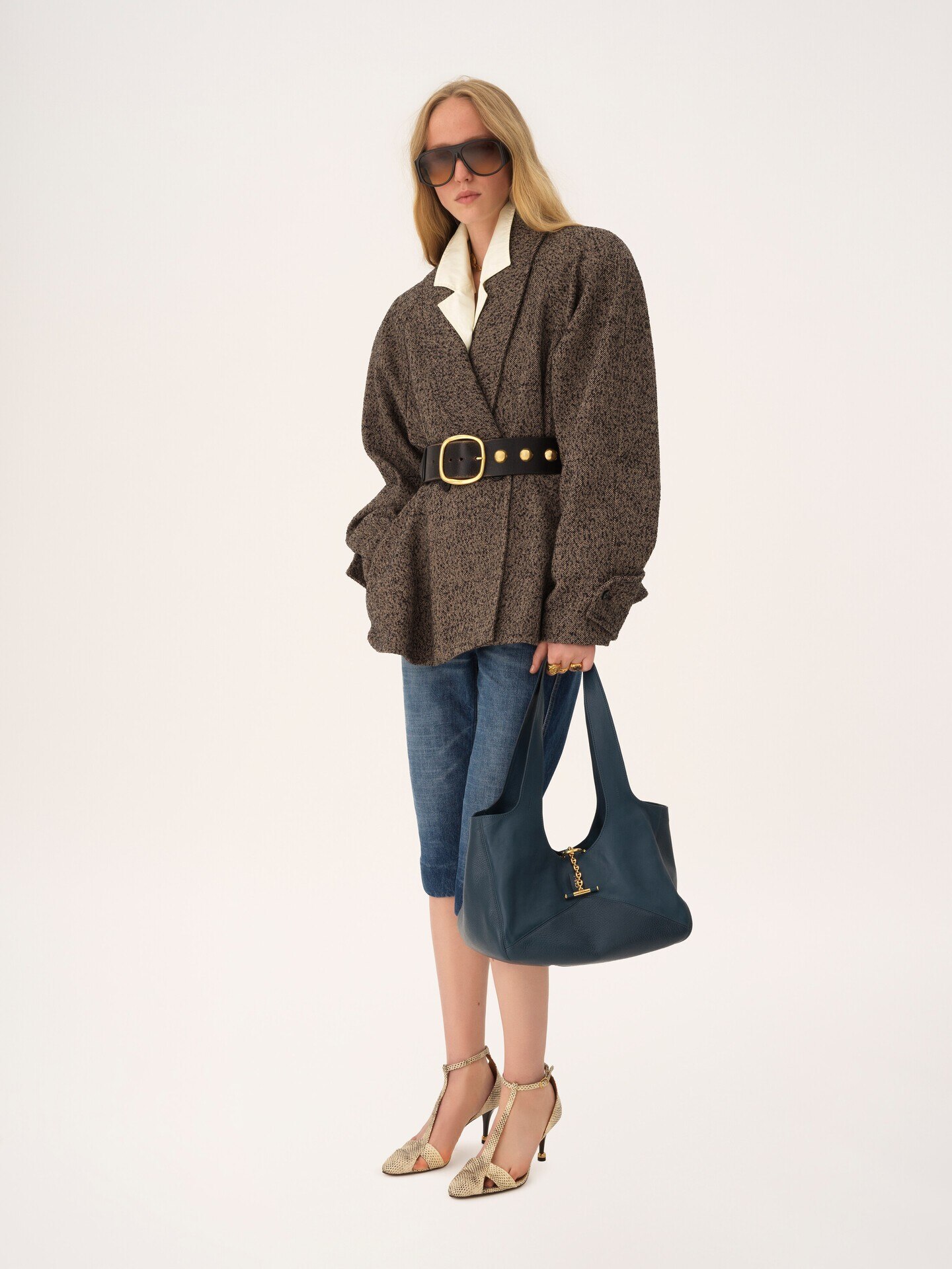 Chlo&eacute; Balloon east-west tote bag in grained leather - 8