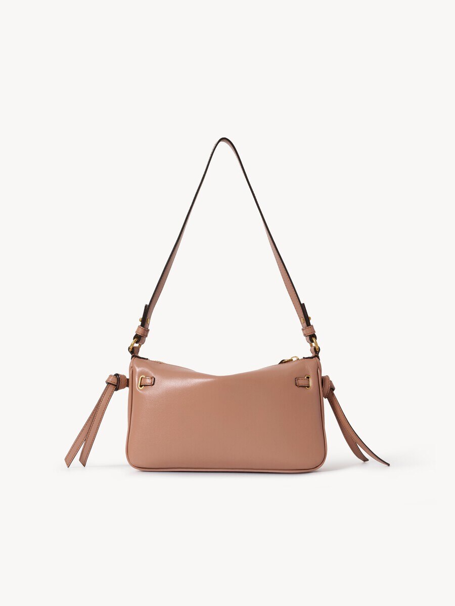 Mini Paddington Sling pouch with strap in soft leather - 4
