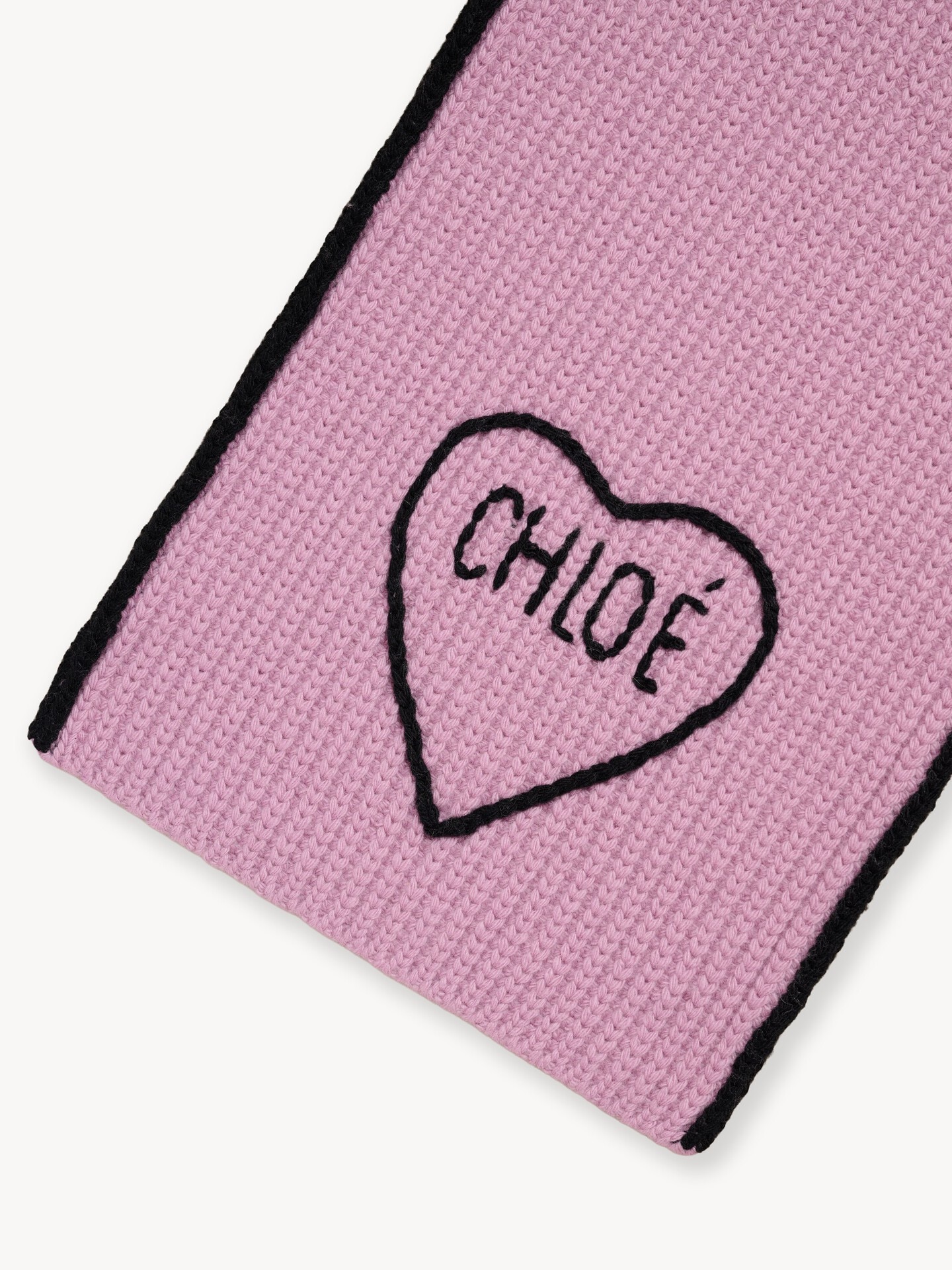 The Chlo&eacute; Encoeur scarf in wool & cashmere - 3