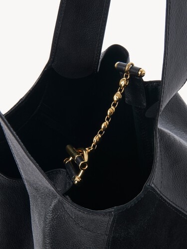 Chlo&eacute; Balloon bag in grained & suede leather - 8