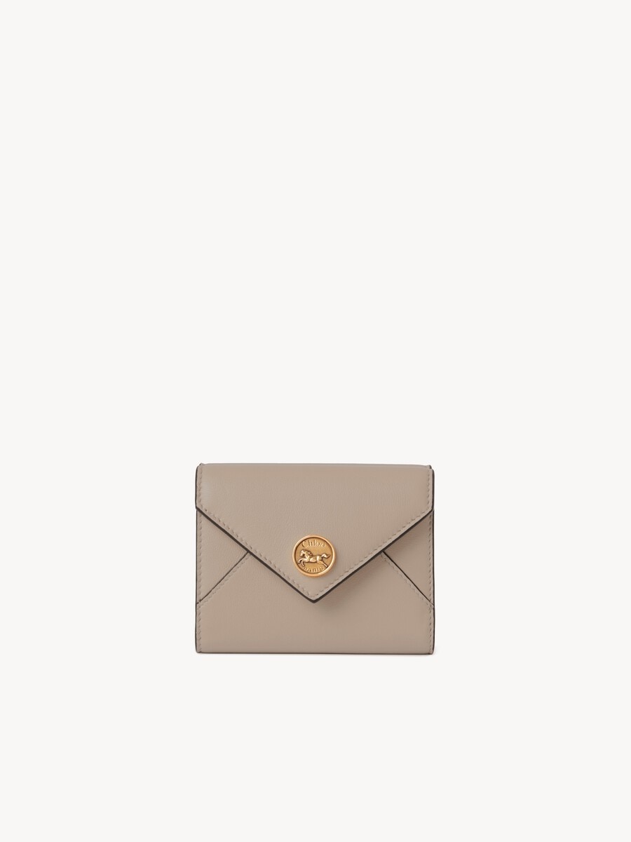 Monedero tarjetero Envelope peque&ntilde;o de cuero granulado - 2
