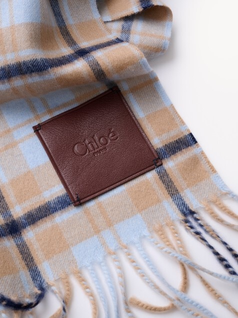 The Chlo&eacute; Covering scarf in alpaca wool
