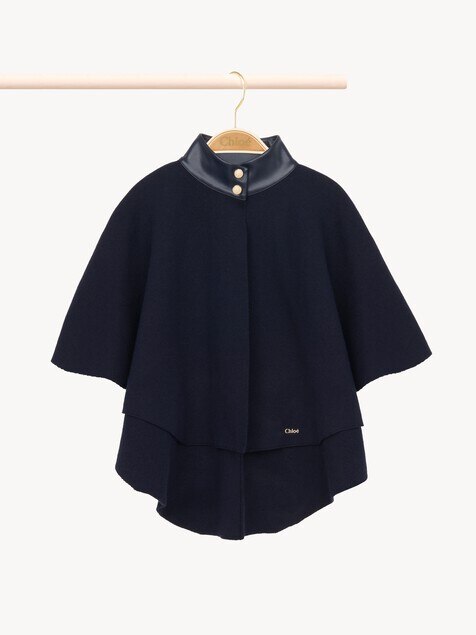 Kids' asymmetrical cape