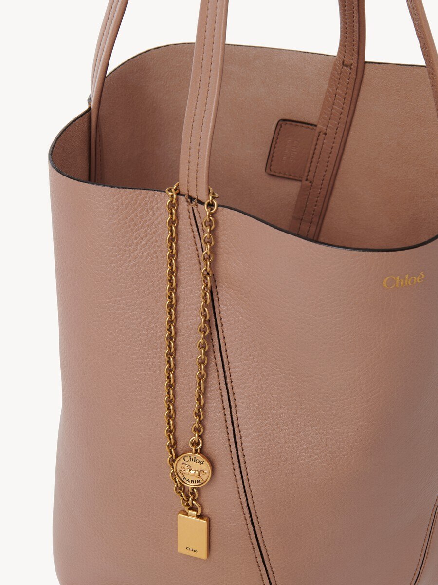 Bolso tote Chlo&eacute; Spin de cuero granulado - 6