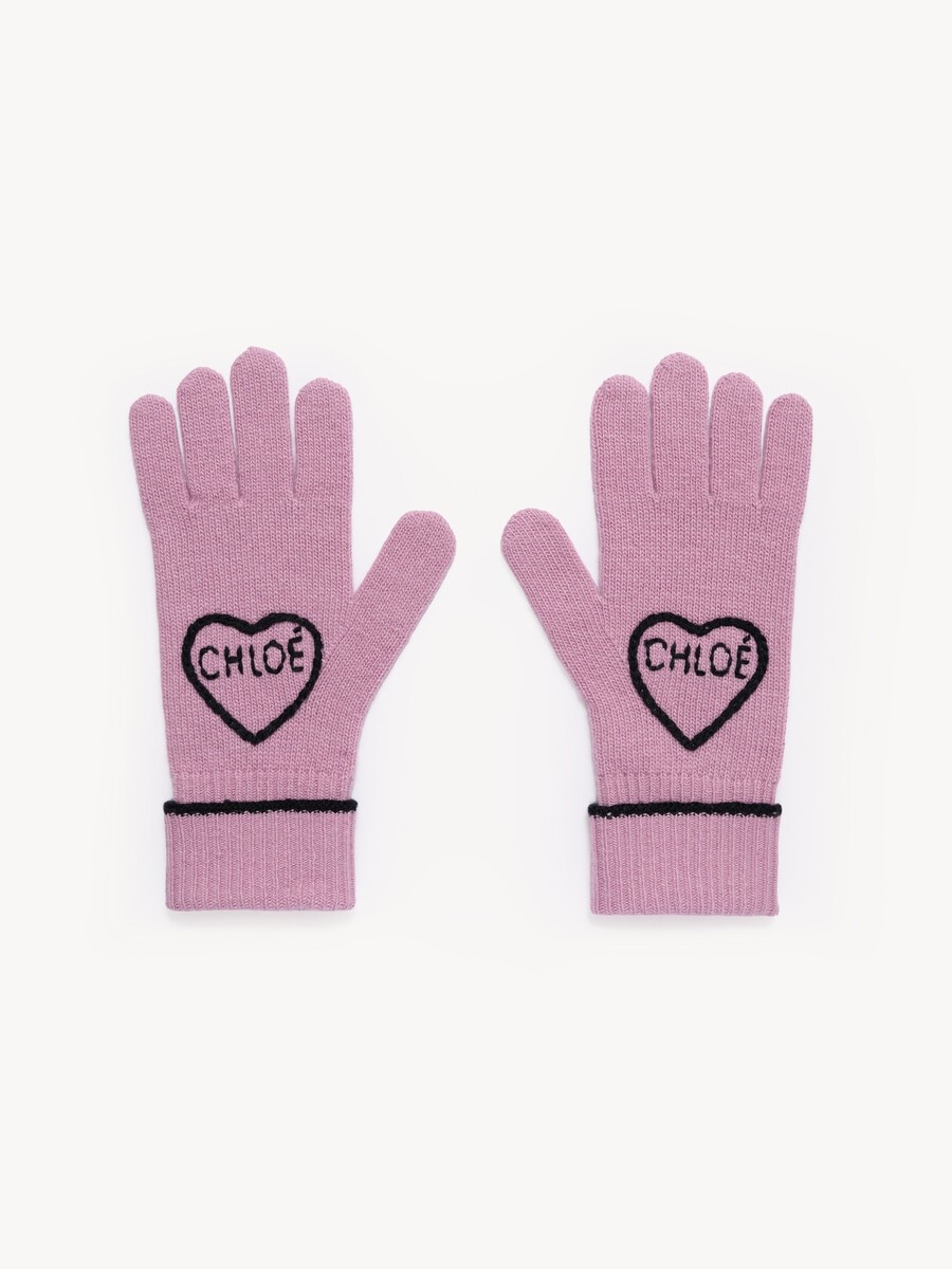 The Chlo&eacute; Encoeur gloves in wool & cashmere - 1