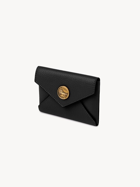 Porte-cartes Envelope en cuir grain&eacute;