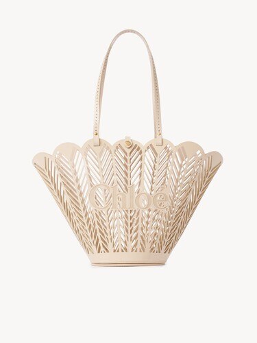 Chlo&eacute; Soleil basket bag in patent calfskin - 2