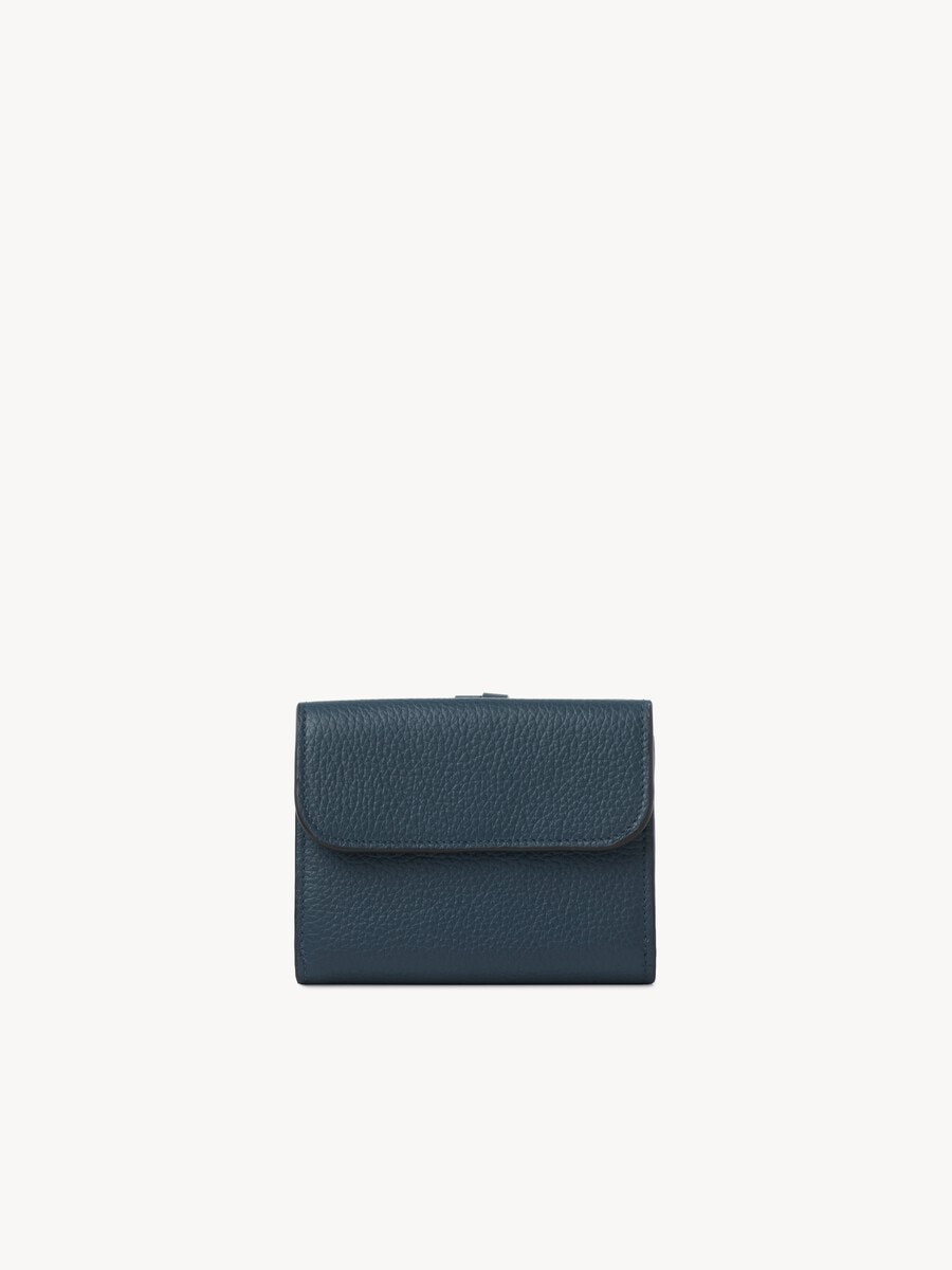 Small Alphabet tri-fold in grained leather - 2