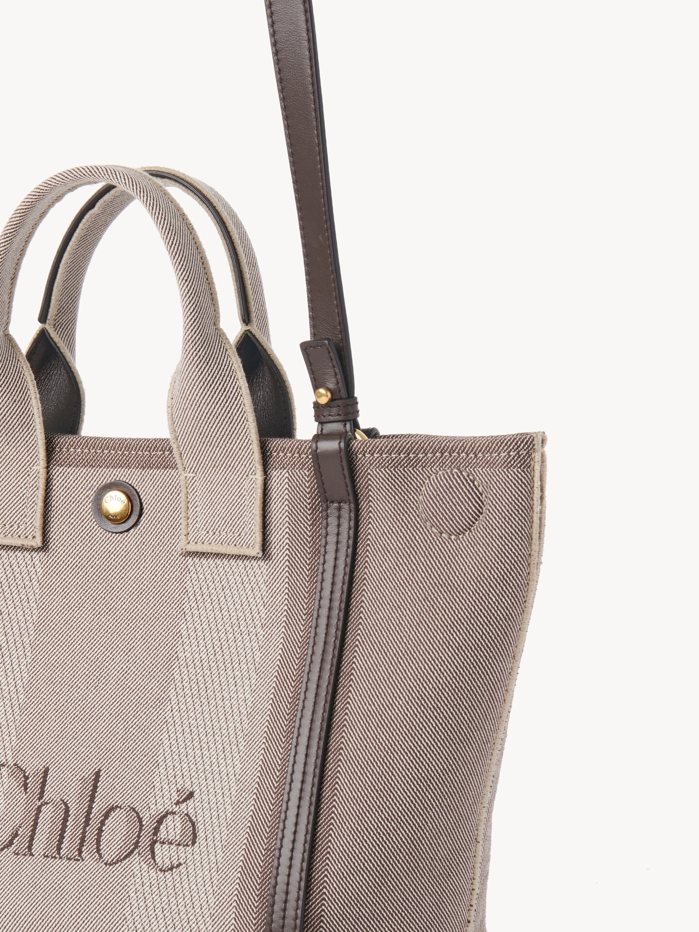 Small Chlo&eacute; Carry tote bag in canvas - 9