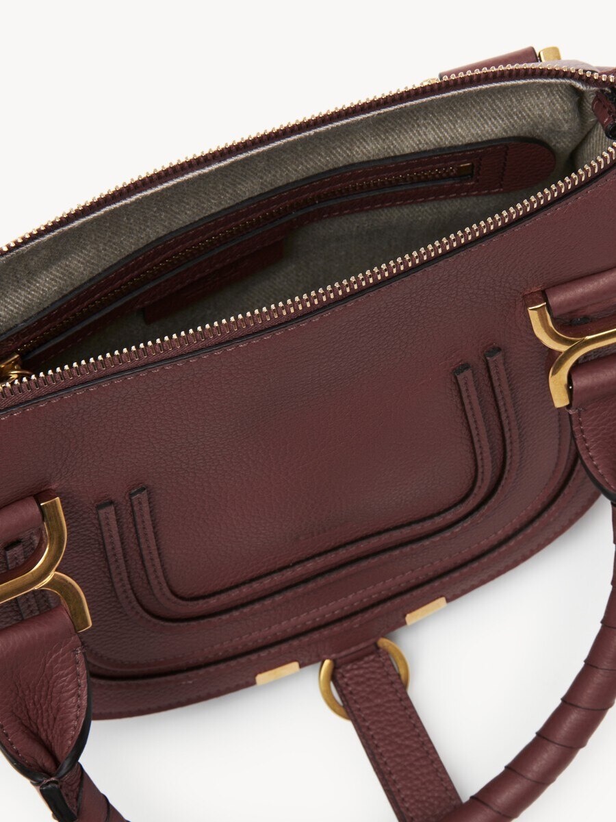 Small Marcie bag in grained leather - 5