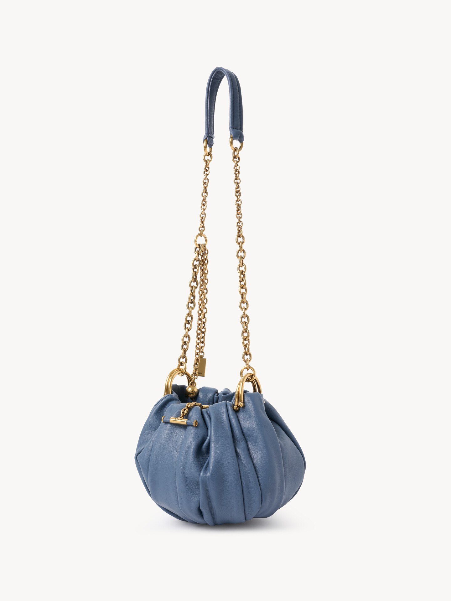 Sac cha&icirc;ne port&eacute; &eacute;paule Chlo&eacute; Pliss&eacute;  en cuir pliss&eacute; - 4