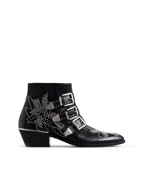 Black Designer Boots - Chloé's Luxury Footwear