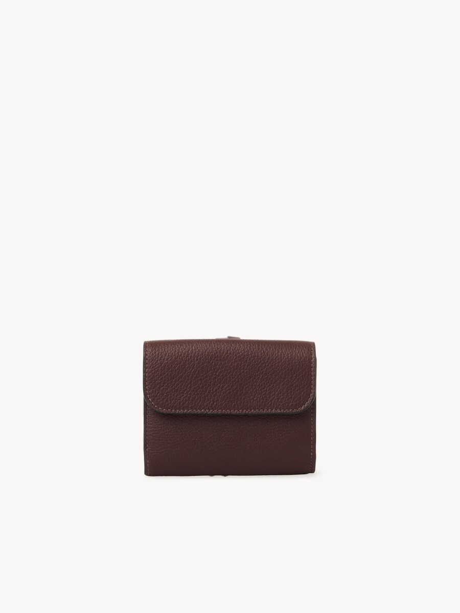Small Alphabet tri-fold in grained leather - 3