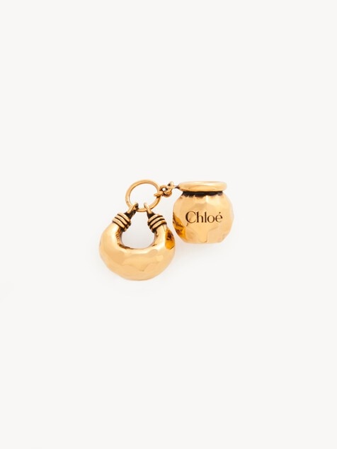 Sphere Mini Bracelet Dice charm for Bracelet bag in brass