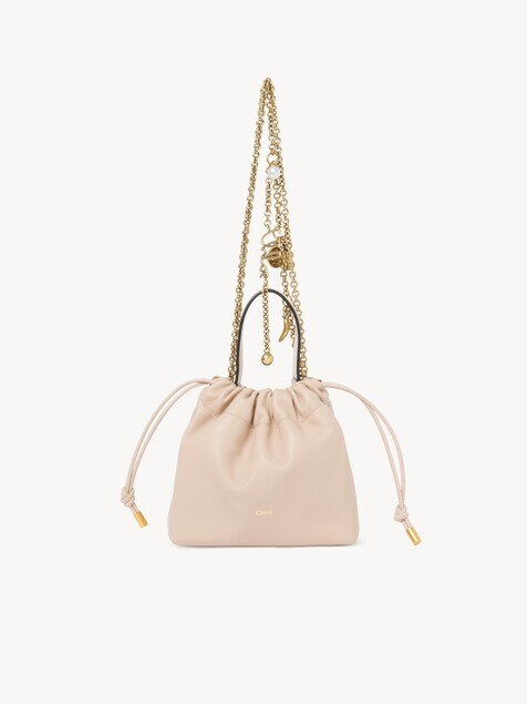 Mini Chlo&eacute; Icons shoulder bag with chain in soft leather