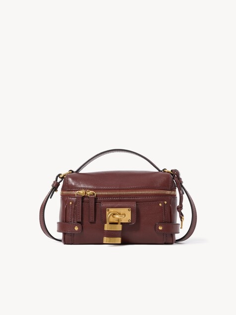 Bolso neceser Paddington de cuero granulado
