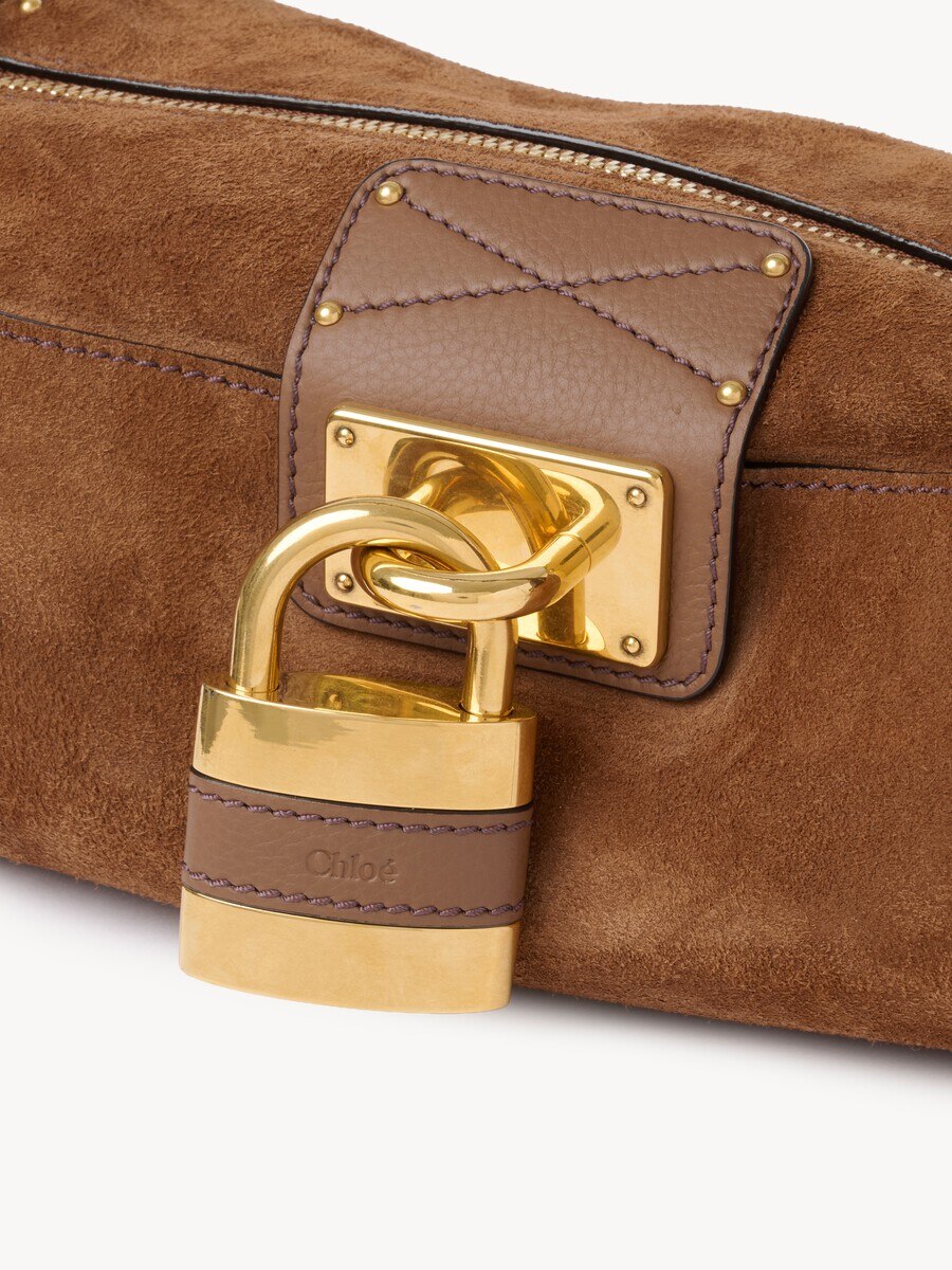 Paddington crossbody bag in suede leather - 9