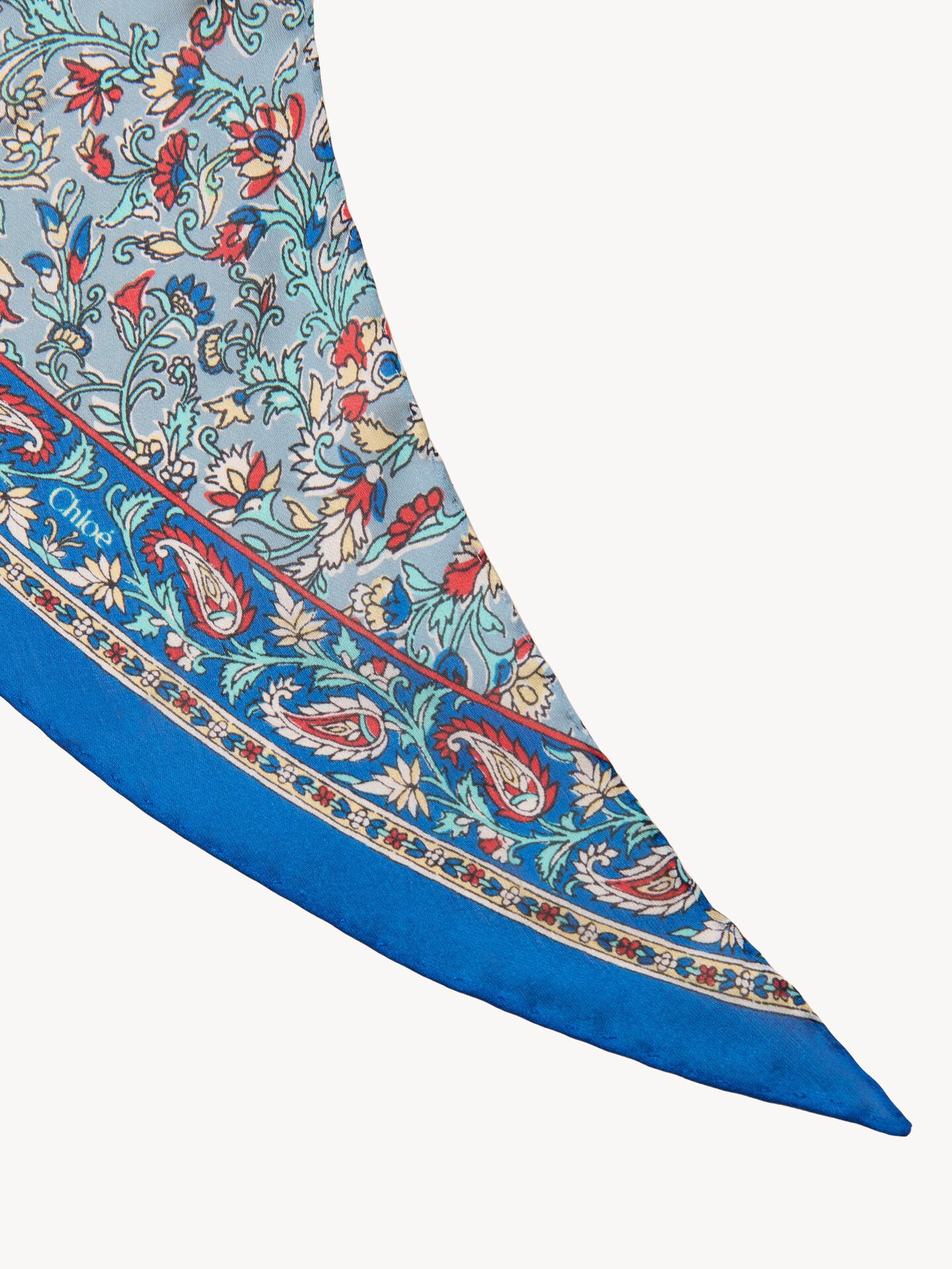 ky99 Chloe クロエ ワイドバンドゥ スカーフ シルク混 ky99 Chloe クロエ ワイドバンドゥ スカーフ シルク混 - メルカリ